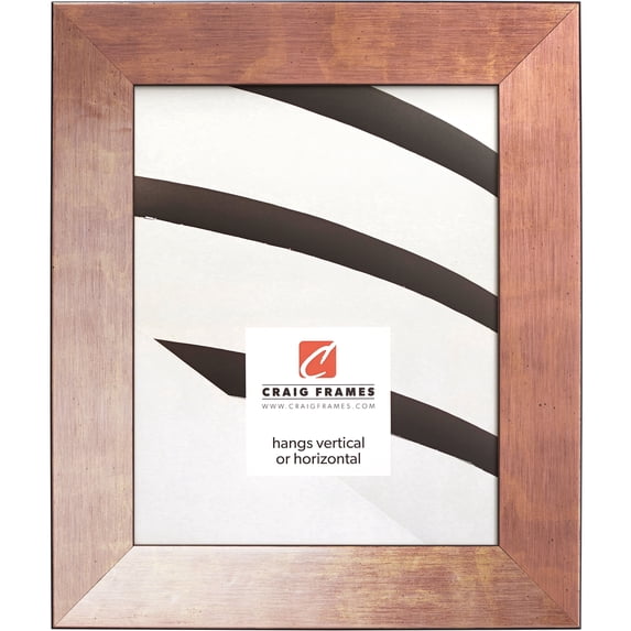 Craig Frames Milano 150, 4x6 inch Picture Frame, Rose Gold