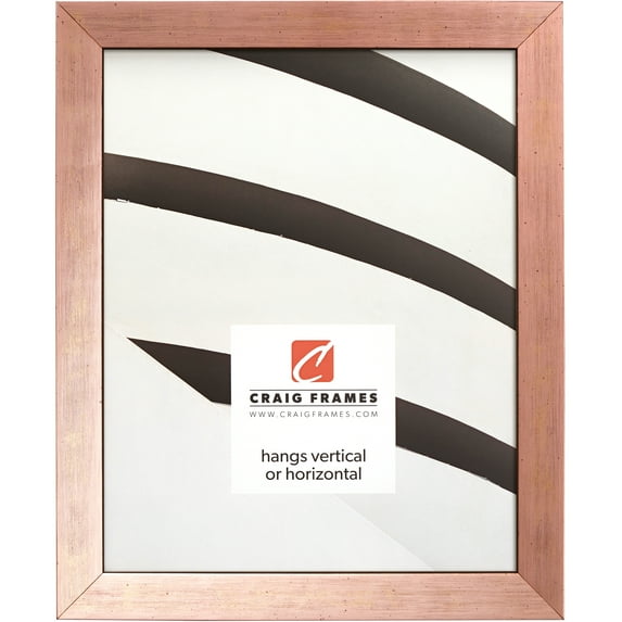 Craig Frames Milano, 16x22 inch Picture Frame, Rose Gold