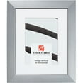 thumbnail image 1 of Craig Frames Modern Aesthetics 125, 12x16 inch Picture Frame Matted for a 8x12 Photo, Silver, 1 of 5