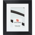 thumbnail image 1 of Craig Frames Modern Aesthetics 125, 14x22 inch Picture Frame Matted for a 11x17 Photo, Black, 1 of 5