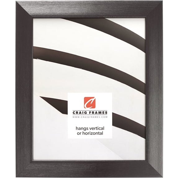 Craig Frames Modern Aesthetics 125, 16x24 inch Picture Frame, Charcoal