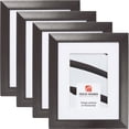 thumbnail image 1 of Craig Frames Modern Aesthetics 125, 19x25 inch Picture Frame Matted for a 14x20 Photo, Charcoal, Set of 4, 1 of 5