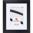 thumbnail image 1 of Craig Frames Modern Aesthetics 125, 20x26 inch Picture Frame Matted for a 16x22 Photo, Black, 1 of 5