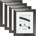 thumbnail image 1 of Craig Frames Modern Aesthetics 125, 24x36 inch Picture Frame Matted for a 20x30 Photo, Charcoal, Set of 4, 1 of 5