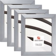 thumbnail image 1 of Craig Frames Modern Aesthetics 125, 5x7 inch Picture Frame, Silver, Set of 4, 1 of 5