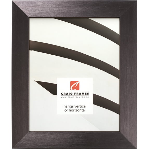 Craig Frames Modern Aesthetics 150, 11x17 inch Picture Frame, Charcoal