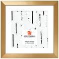 thumbnail image 1 of Craig Frames Modern Aesthetics 150, 12x12 inch Picture Frame Matted for a 9x9 Photo, Gold, 1 of 5