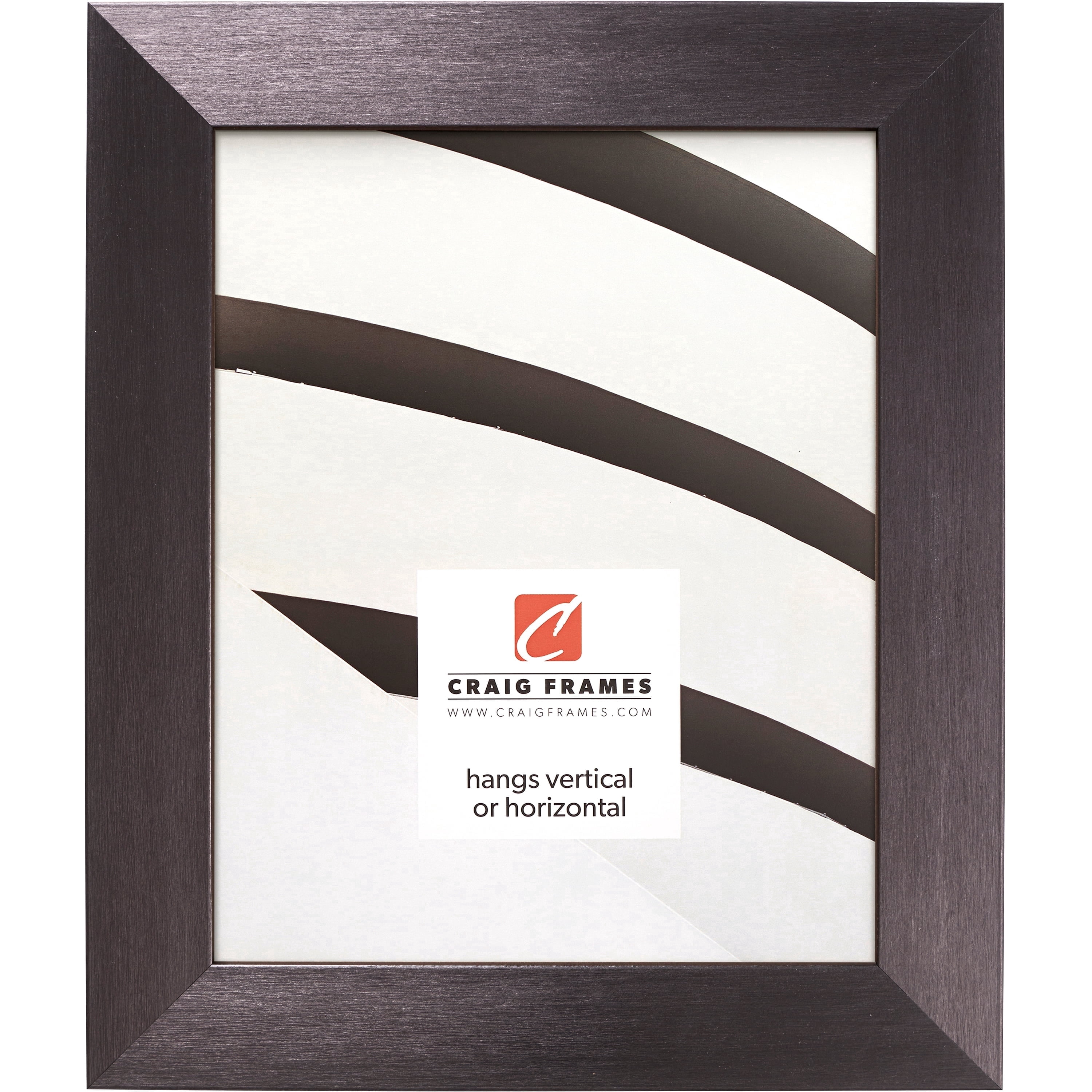 Craig Frames Modern Aesthetics 150, 18x24 inch Picture Frame, Charcoal