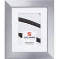 thumbnail image 1 of Craig Frames Modern Aesthetics 150, 8x10 inch Picture Frame Matted for a 5x7 Photo, Silver, 1 of 5