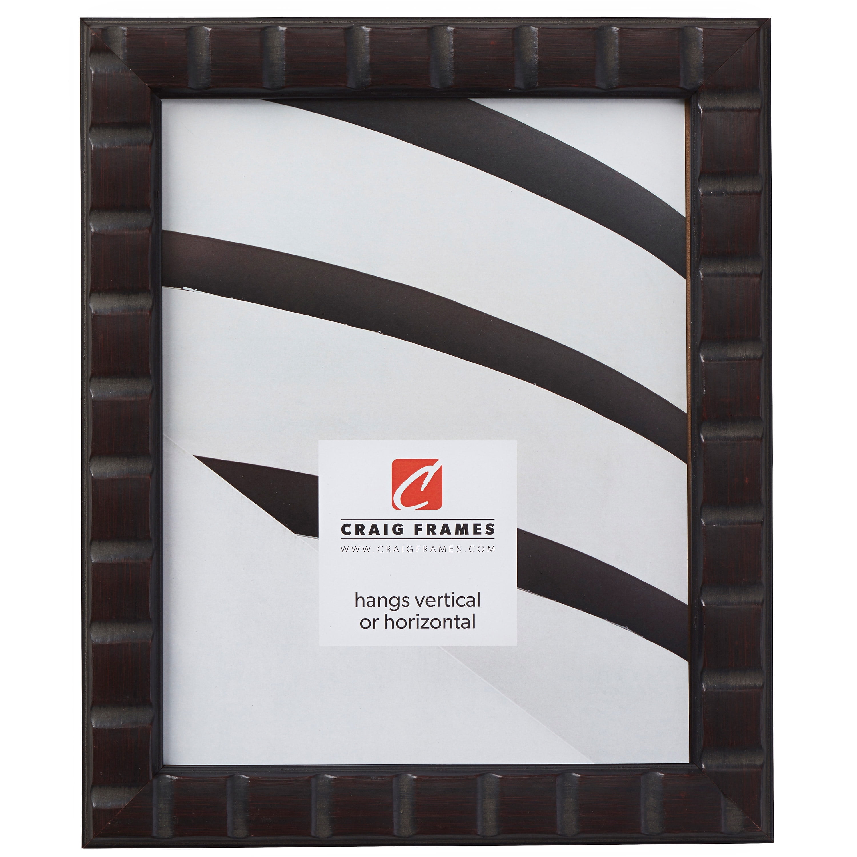Craig Frames Mosaic, 18x24 inch Picture Frame, Erie Black