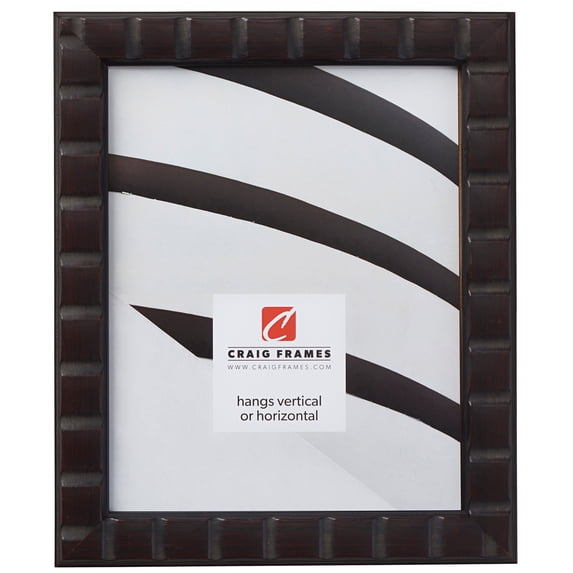Craig Frames Mosaic, 18x36 inch Picture Frame, Erie Black