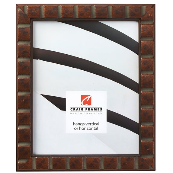Craig Frames Mosaic, 4x6 inch Picture Frame, Aged Bronze