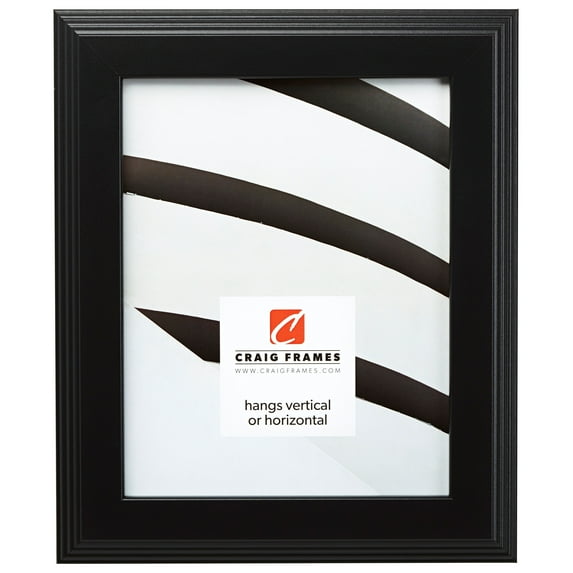 Craig Frames Mossehaus 1.5, 14x22 inch Picture Frame, Gallery Black