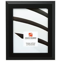 Craig Frames Mossehaus, 11x17 inch Picture Frame, Contemporary Black