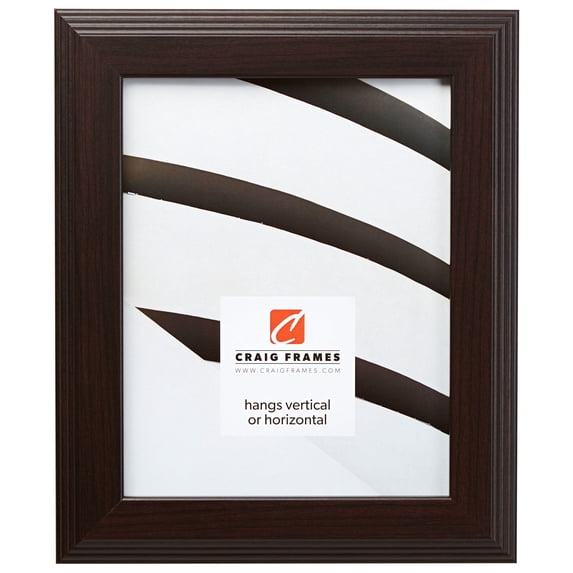 Craig Frames Mossehaus, 16x22 inch Picture Frame, Contemporary Dark Brown