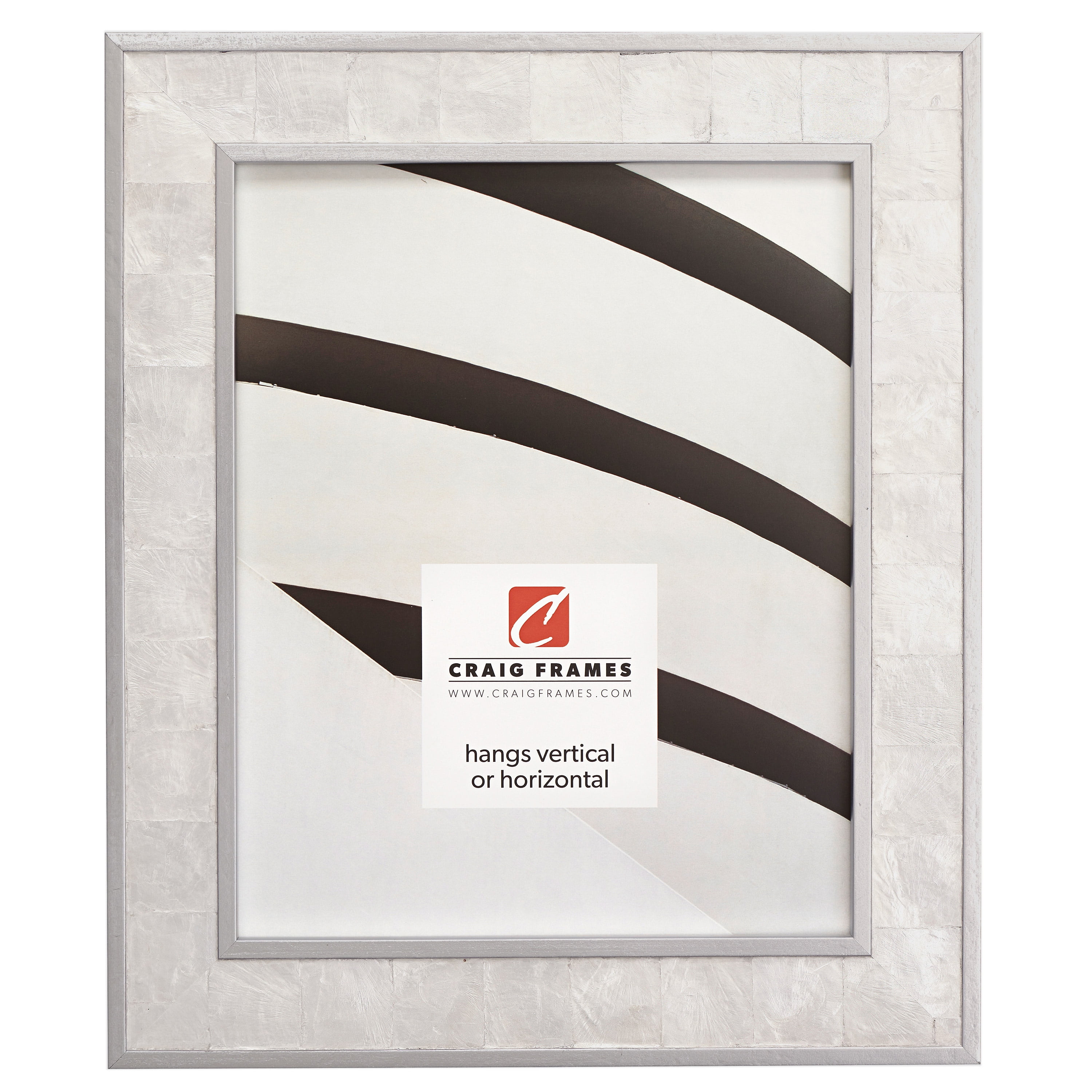 Opulence Silver Mother of Pearl 11x17 Picture Frame
