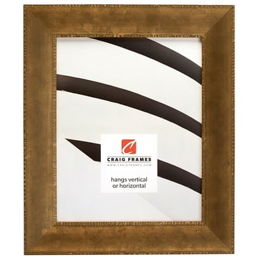 Craig Frames Patina 175, 10x13 inch Picture Frame, Copper and Black