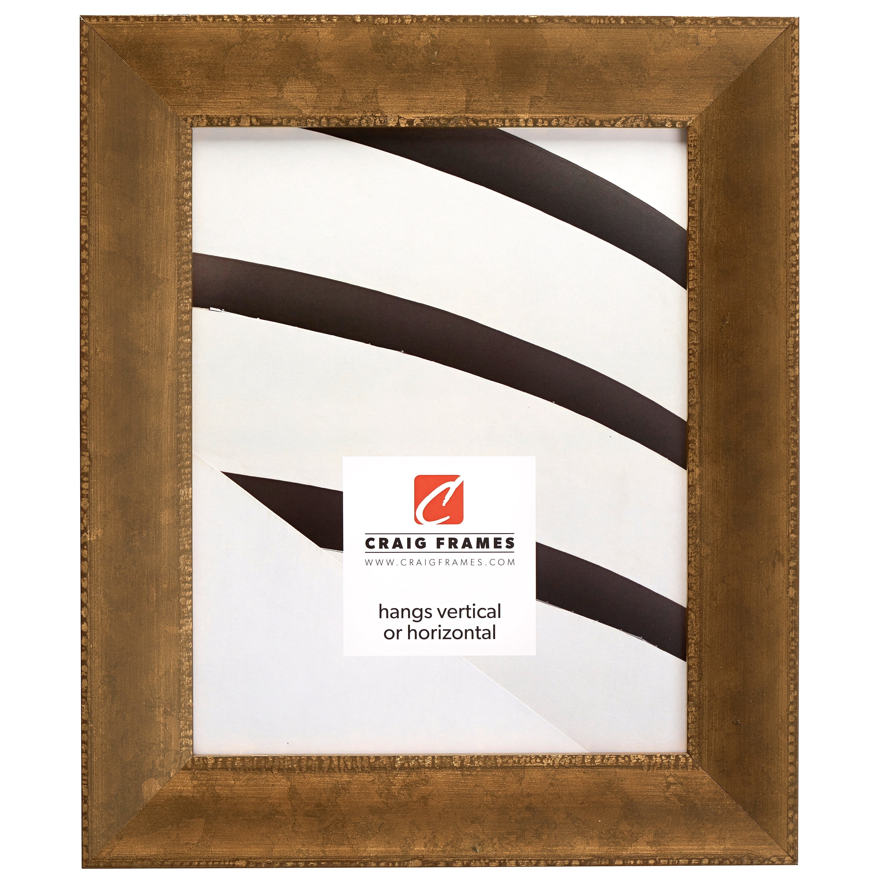Craig Frames Patina 175, 18x24 inch Picture Frame, Copper and Black