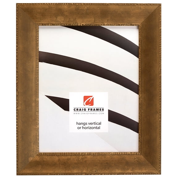 Craig Frames Patina 175, 4x6 inch Picture Frame, Copper and Black