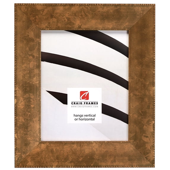 Craig Frames Patina 225, 20x20 inch Picture Frame, Copper and Black