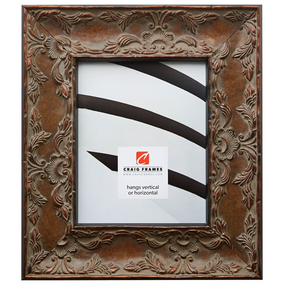Craig Frames Renaissance, 11x17 inch Picture Frame, Ornate Antique Gold