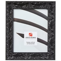 Craig Frames Renaissance, 24x36 inch Picture Frame, Ornate Obsidian Black