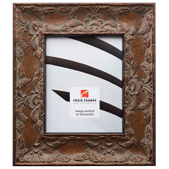 Craig Frames Renaissance, 4x6 inch Picture Frame, Ornate Antique Gold