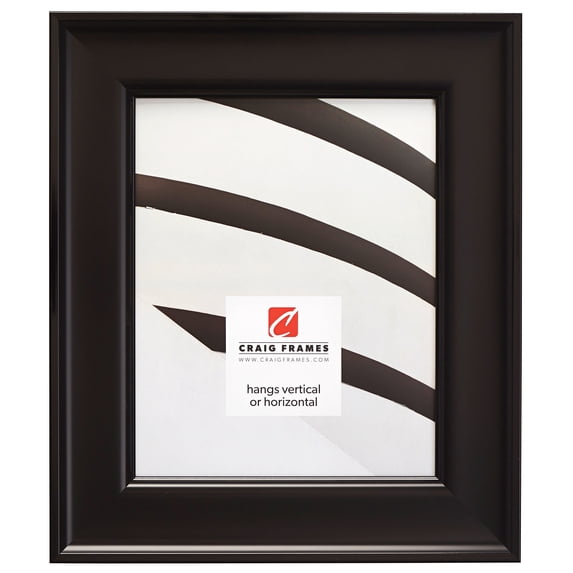 Craig Frames Resilience, 12x12 inch Picture Frame, Black