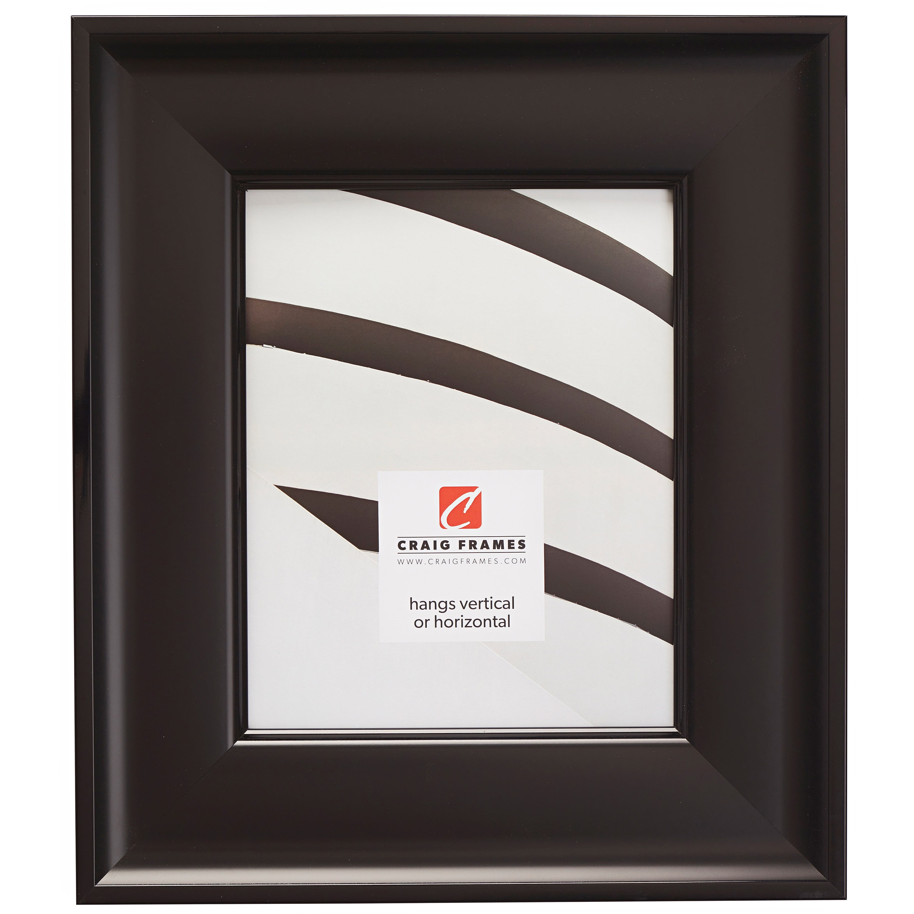 Resilience Wide 17x22 inch Satin Black Polystyrene Picture Frame