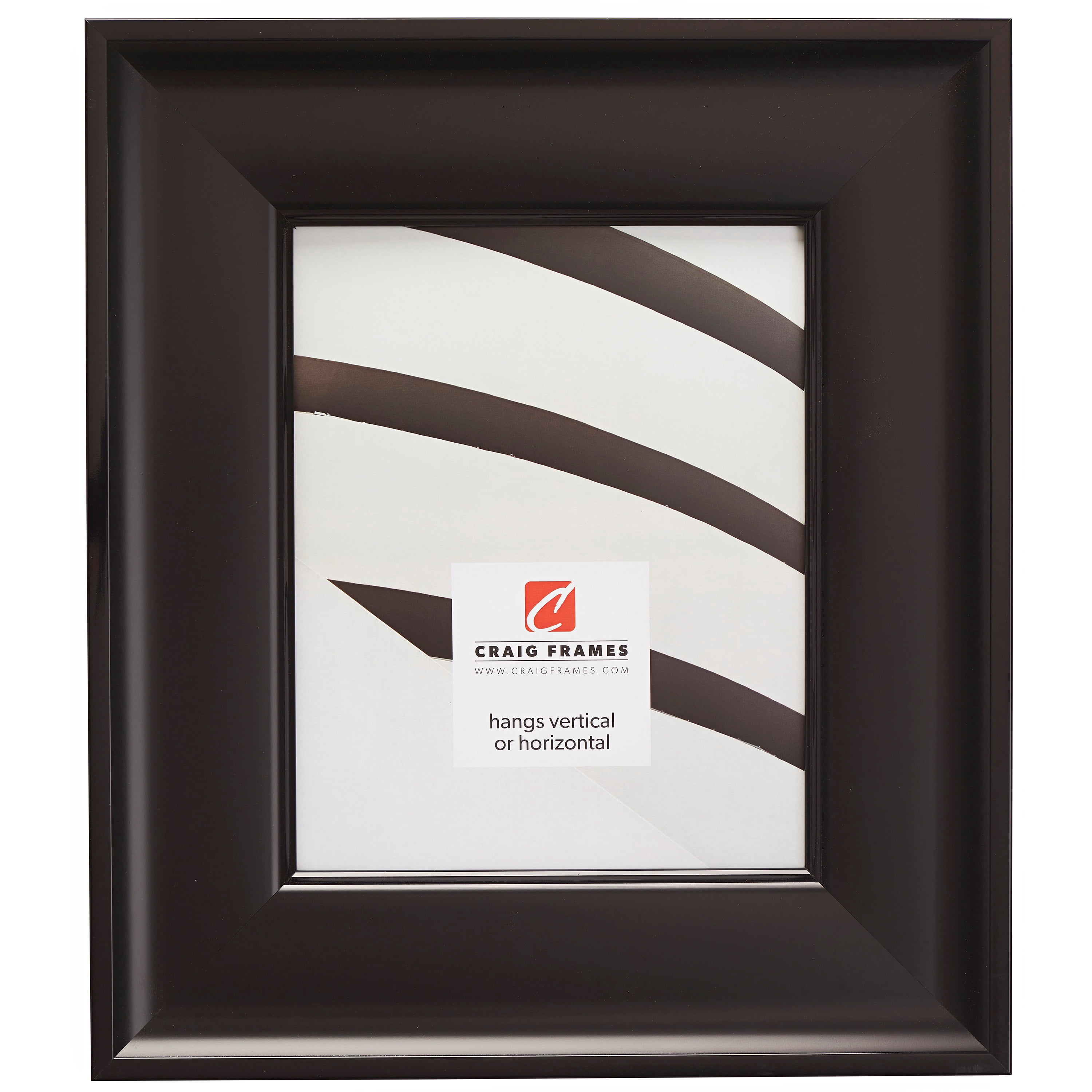 Craig Frames Resilience Wide, 18x24 inch Picture Frame, Black
