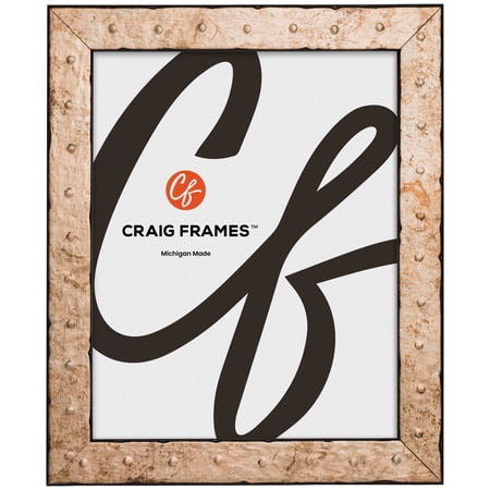 Craig Frames Rivet, 10x12 Picture Frame, Tarnished Bronze