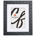 thumbnail image 1 of Craig Frames Rivet, 14x18 Picture Frame Matted for a 10x13 Photo, Asphalt Black, 1 of 5