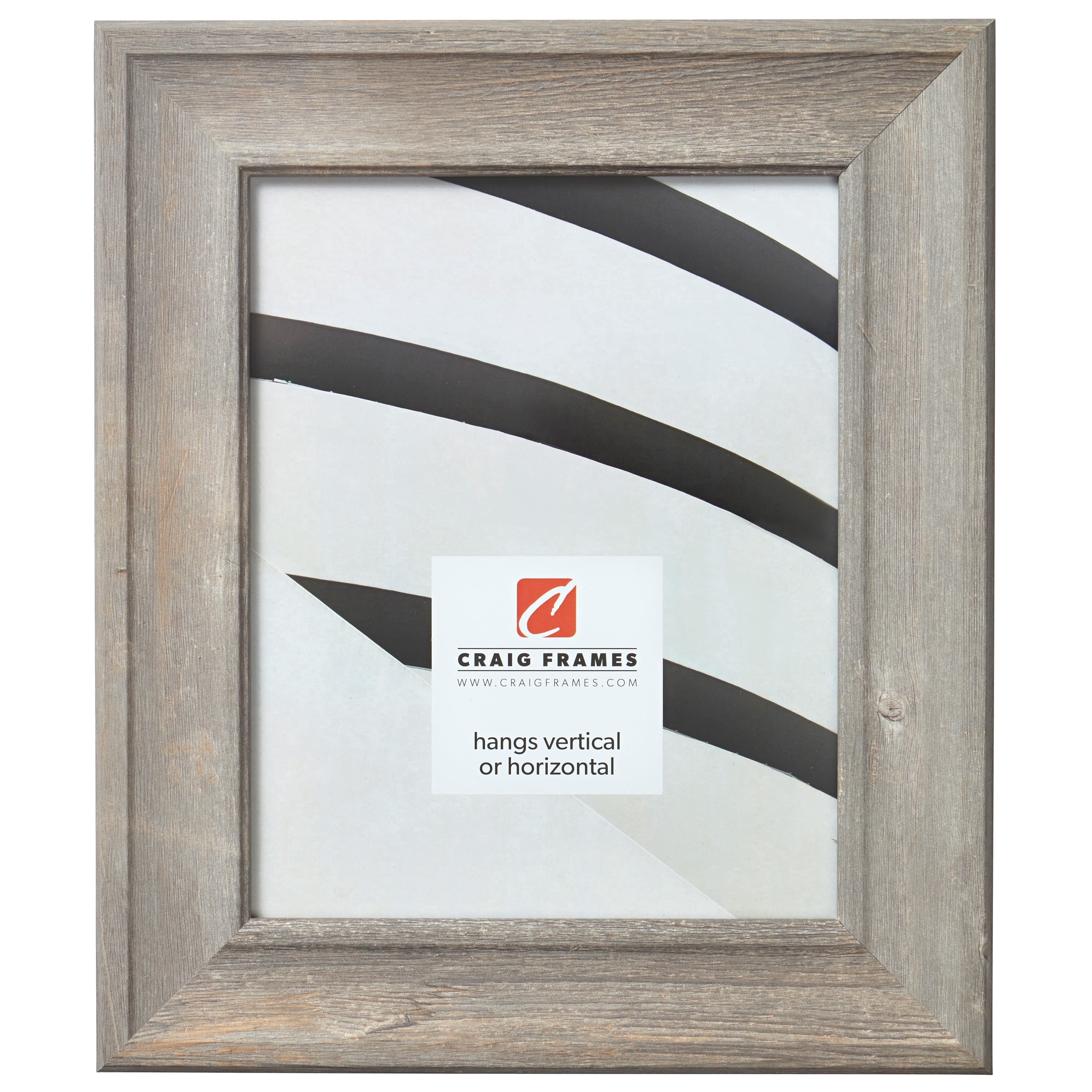 Craig Frames Scalloped American Barn, 19x25 inch Picture Frame, Faux ...