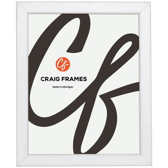 Craig Frames Slushie, 17x22 Picture Frame, White Cherry
