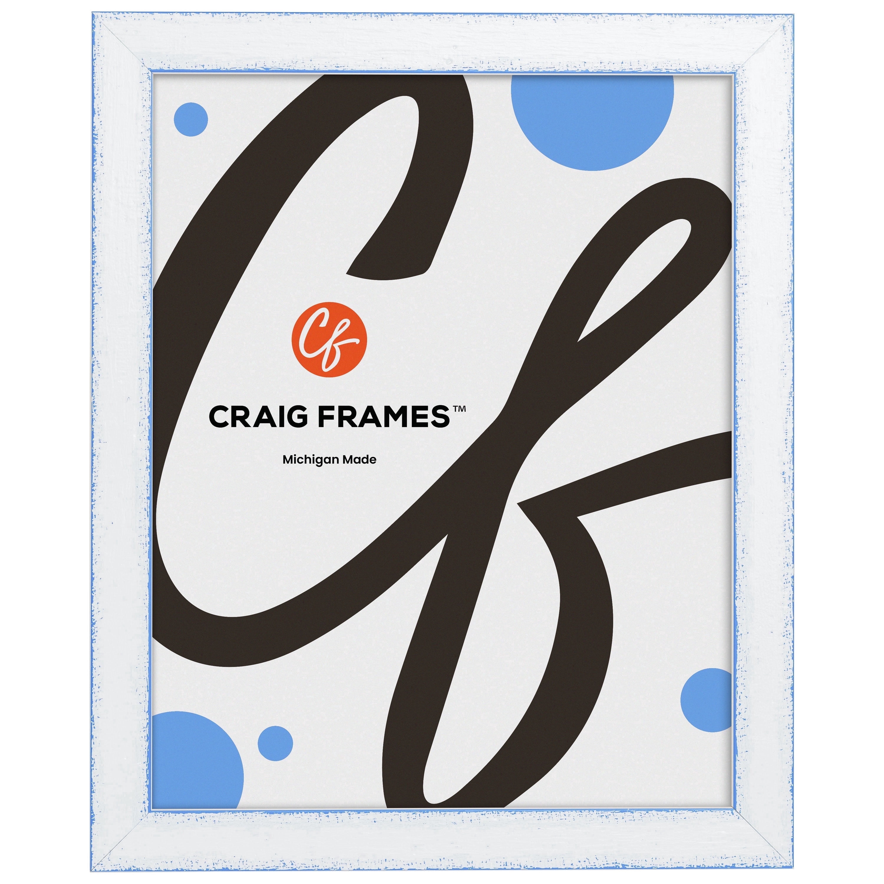 Craig Frames Slushie, 18x24 Picture Frame, Blue Raspberry