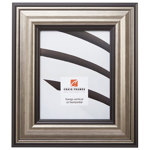 Craig Frames Sonora, 18x36 inch Picture Frame, Southwestern Canyon Silver