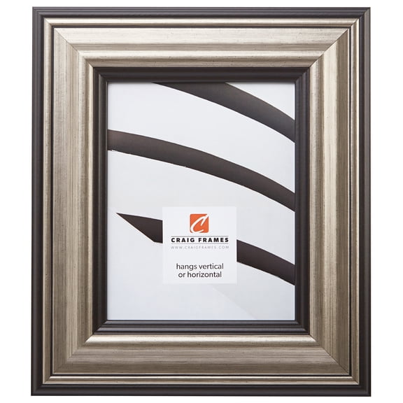 Craig Frames Sonora, 4x6 inch Picture Frame, Southwestern Canyon Silver