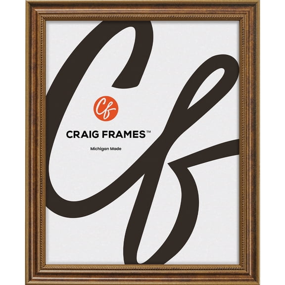 Craig Frames Stratton, 27x27 inch Picture Frame, Aged Bronze