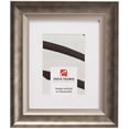 thumbnail image 1 of Craig Frames Ventura, 20x24 inch Pewter and Silver Picture Frame Matted for a 16x20 Photo, 1 of 5