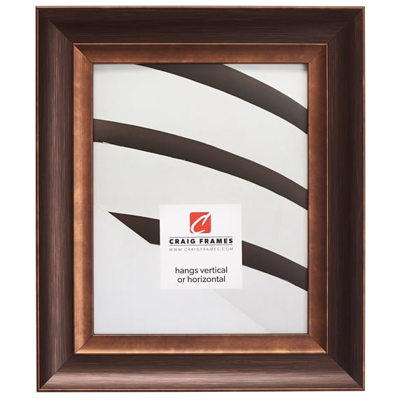 Craig Frames Ventura, 8x12 inch Picture Frame, Bronze