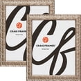 thumbnail image 1 of Craig Frames Versailles, 7x9 inch Picture Frame, Silver, Set of 2, 1 of 5