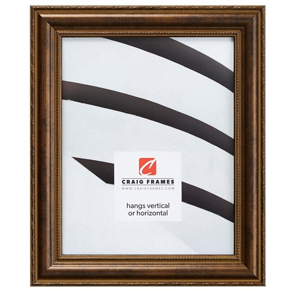 Craig Frames Victoria, 11x11 inch Picture Frame, Bronze