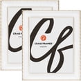 thumbnail image 1 of Craig Frames Victoria, 11x15 inch Picture Frame, Ornate White and Gold, Set of 2, 1 of 5