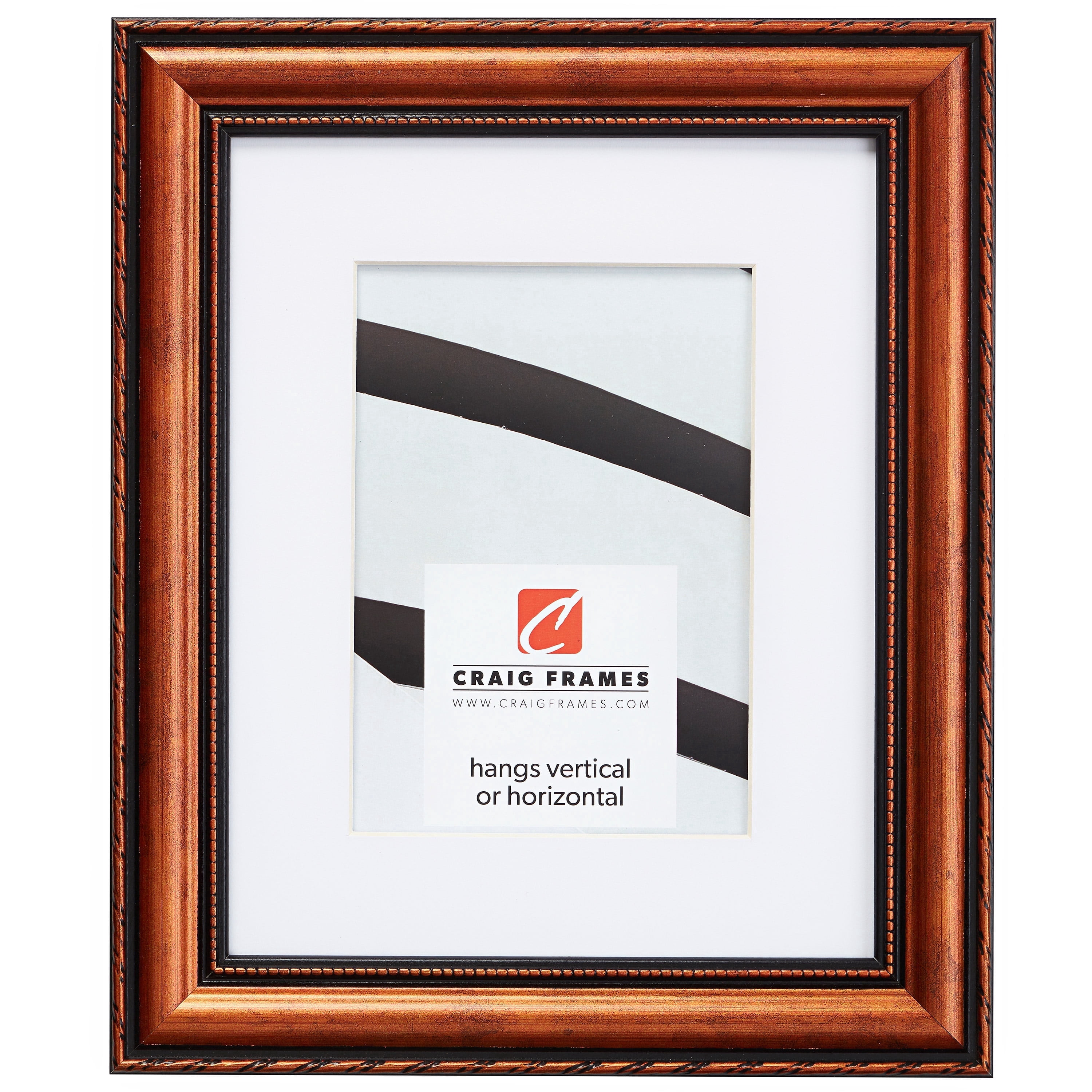 Craig Frames Victoria, 12x36 inch Copper Picture Frame Matted for a ...