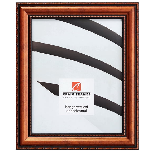 Craig Frames Victoria, 13x21 inch Picture Frame, Copper