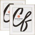 thumbnail image 1 of Craig Frames Victoria, 14x20 inch Picture Frame, Ornate White and Gold, Set of 2, 1 of 5