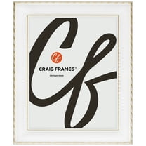 Craig Frames Victoria, 15x20 inch Picture Frame, Ornate White and Gold