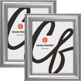 thumbnail image 1 of Craig Frames Victoria, 17x21 inch Picture Frame, Ornate Silver, Set of 2, 1 of 5