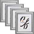 thumbnail image 1 of Craig Frames Victoria, 18x24 inch Ornate Silver Picture Frame Matted for a 12x18 Photo, Set of 4, 1 of 5