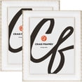 thumbnail image 1 of Craig Frames Victoria, 19x29 inch Picture Frame, Ornate White and Gold, Set of 2, 1 of 5
